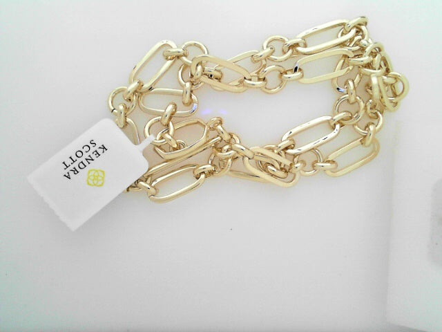 Sylvia Gold Metal Necklace