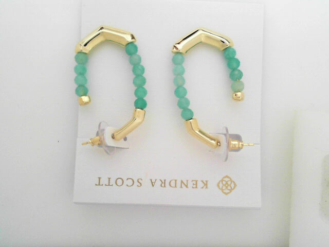Sylvia Teal Hoop