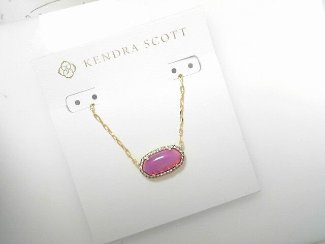 Elisa Pave Pink Opal Resin