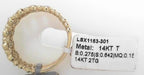 14ky DIAMOND RING 1.06 ctw