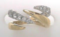 Diamond Ring 1.34ct 14K White/Yellow Gold Size 7.5