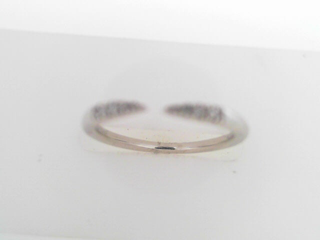 Gabriel NY 14K White Gold Open Diamond Tipped Stackable Ring .05ctw S1963770