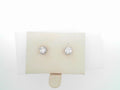 Diamond Stud Earrings .32ct 14k White Gold