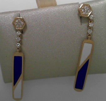 14ky DIA 1/8 ctw Earring