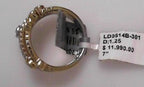 14k yw 1.25 ctw  Bezel Set Diamond Ring
