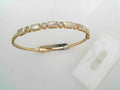 1.632 Diamond Bangle Bracelet 14K Yellow Gold
