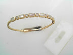 1.632 Diamond Bangle Bracelet 14K Yellow Gold