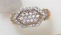 Vahan Sterling Silver w/14k Yellow Gold .36 ct Ring