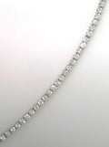 14k White Gold 4.93 ctw Diamond Tennis Bracelet