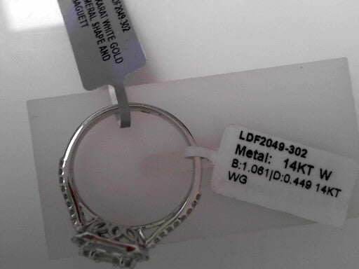 14kw 1.509 ctw Diamond and Baguette Ring