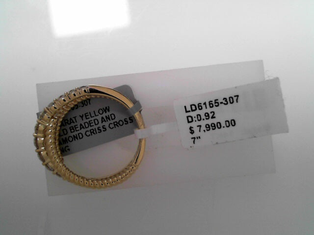 Diamond Band .92ct 14K Yellow Gold
