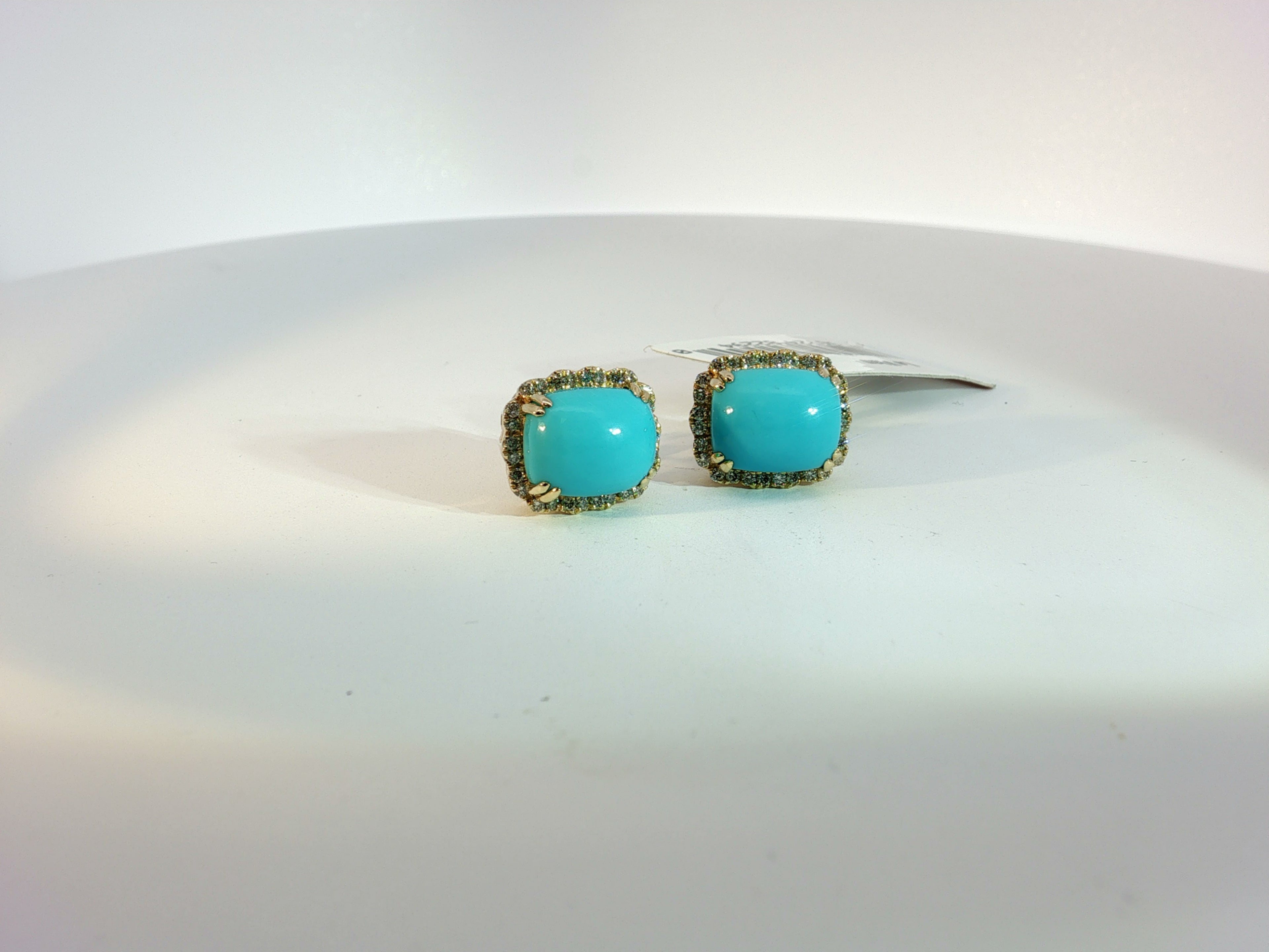 Colored Stone Earring