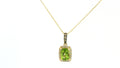 Le Vian® Pendant featuring 1 1/2 cts. Green Apple Peridot™, 1/20 cts. Chocolate Diamonds®, 1/6 cts. Nude Diamonds™ set in 14K Honey Gold™