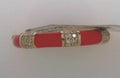 Gold &amp; 1/10 ctw Diamond Ceramic Ring