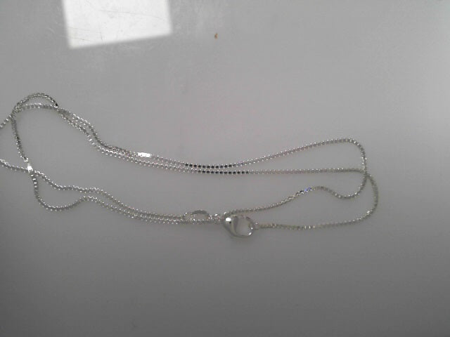 Sterling Silver 1.mm Box Chain 18"