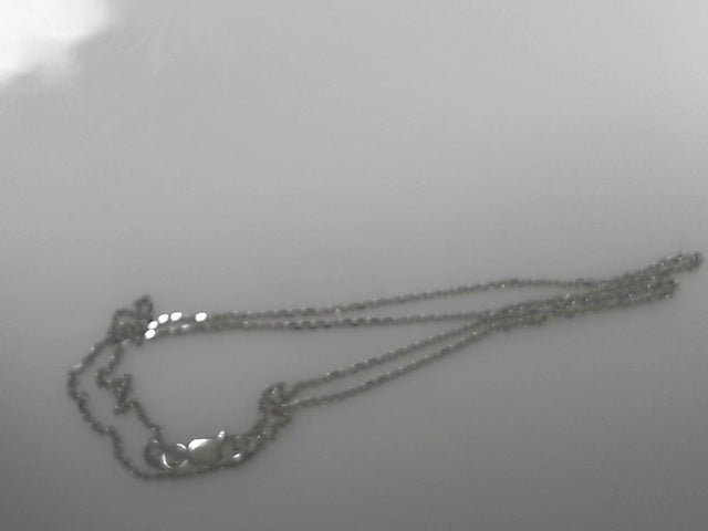 14k WG 1.2mm D/C Cable Chain 16"