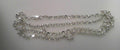 Sterling Silver Rhodium Finish 4mm Rolo Chain 24'