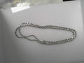 SS Rhod 2.25 Diamond Cut Rope Chain 18"