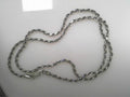 Sterling Silver Rhodium Finish  Diamond Cut Rope Chain 2.5mm 20"
