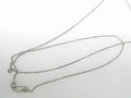 14k white gold .85 Spiga Chain with Lobster Catch