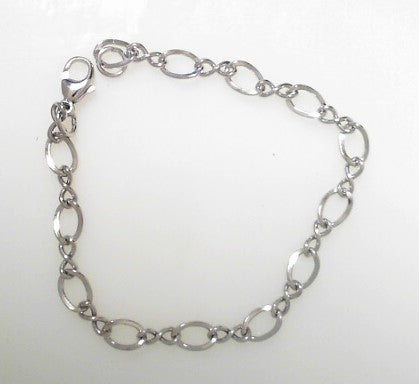 Sterling Silver Charm Bracelet 7"