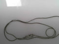 Rhodium Sterling Silver .8mm Round Snake 16"