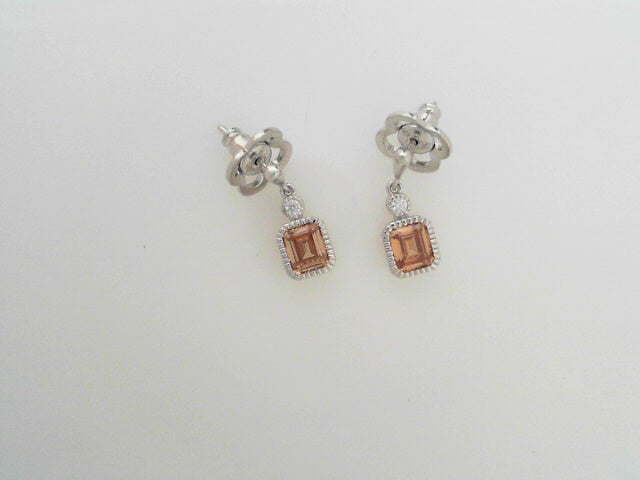 Lafonn Yellow Topaz Birthstone Earrings