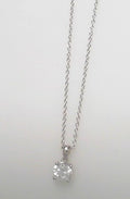 SS 1.25 Four Prong Solitaire Necklace