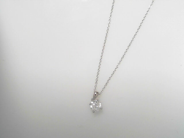 Lafonn Sterling Silver 1.50 ctw Simulated Diamond Solitaire Necklace