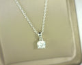 SS 1.04ctw Solitaire Pendant