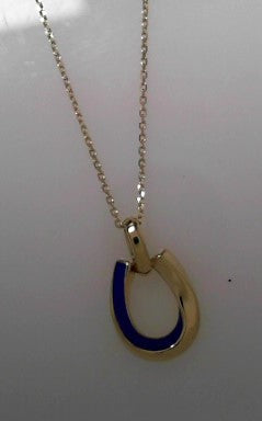 14k Diamond &amp; Ceramic Pendant 1/12ctw Reversible