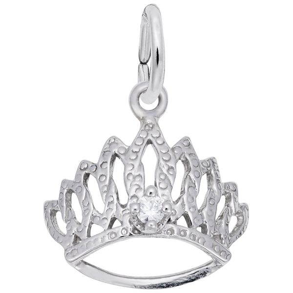 TIARA W/BIRTHSTONE-APRIL