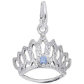 TIARA W/BIRTHSTONE-MAR