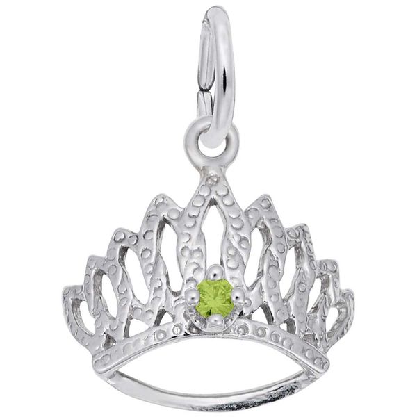 TIARA W/BIRTHSTONE-AUG