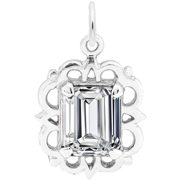 Birthstone Charm - Apr