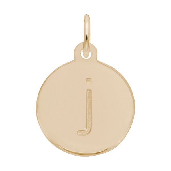 Petite Initial Disc - Lower Case Block j