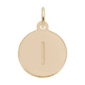 Petite Initial Disc - Lower Case Block l