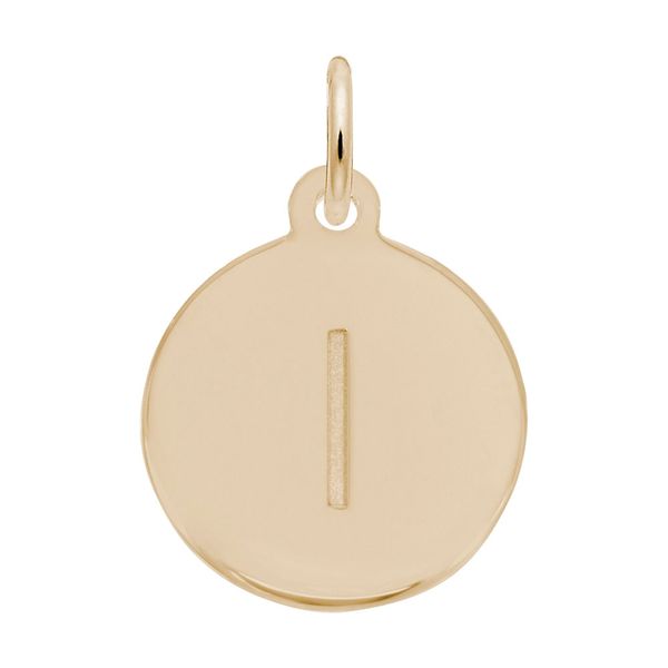 Petite Initial Disc - Lower Case Block l