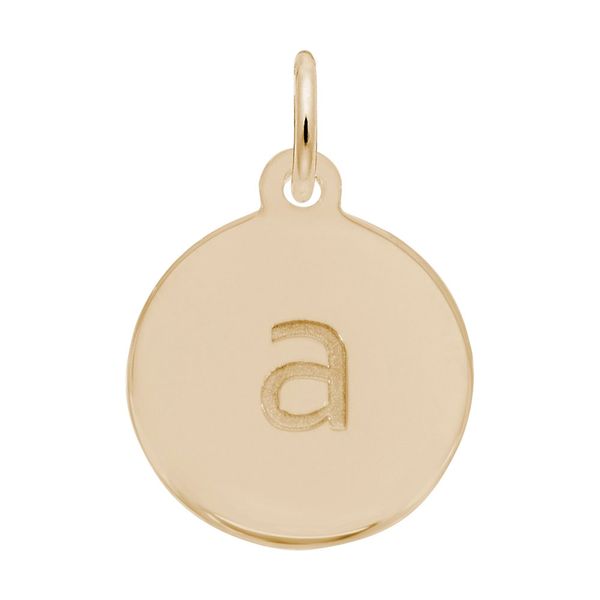 Petite Initial Disc - Lower Case Block a