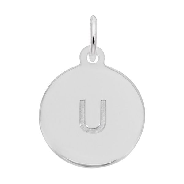 Petite Initial Disc - Lower Case Block u