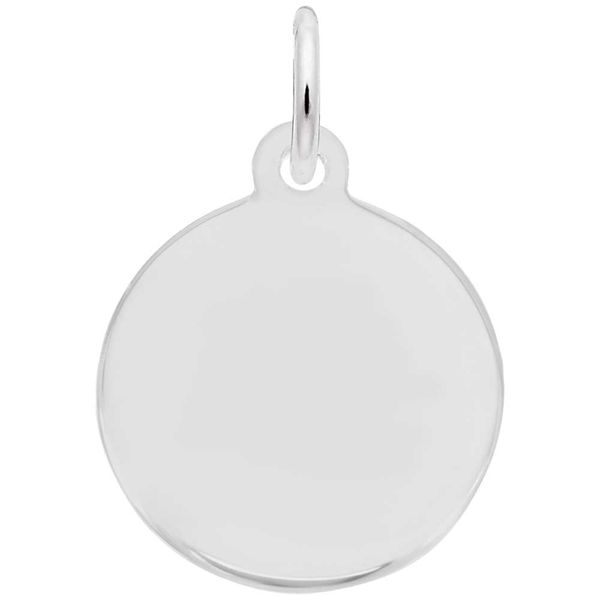 PETITE INITIAL DISC - PLAIN
