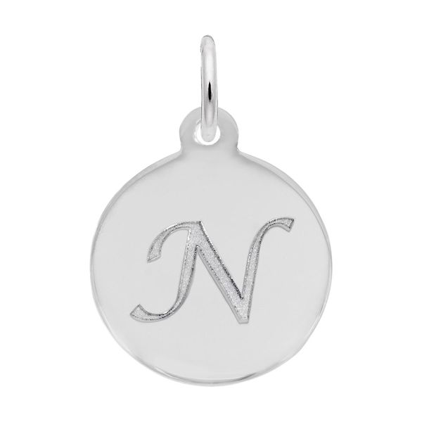 PETITE INITIAL DISC - SCRIPT N
