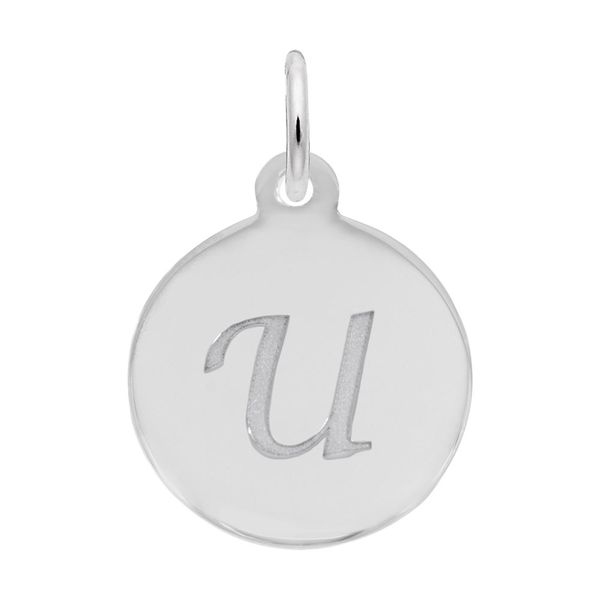 PETITE INITIAL DISC - SCRIPT U