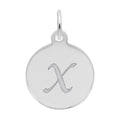 PETITE INITIAL DISC - SCRIPT X