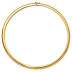 Leslie's 14K 6mm Domed Omega Necklace - Image 3