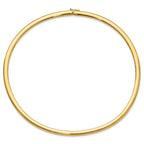 Leslie's 14K 6mm Lightweight Domed Omega Necklace - Image 3