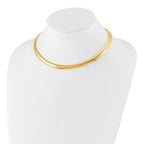 Leslie's 14K 8mm Lightweight Domed Omega Necklace - Image 2