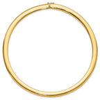 Leslie's 14K 8mm Lightweight Domed Omega Necklace - Image 3