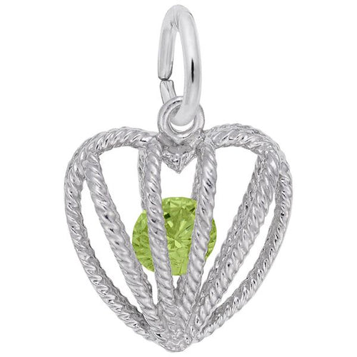08 HEART BIRTHSTONE AUG