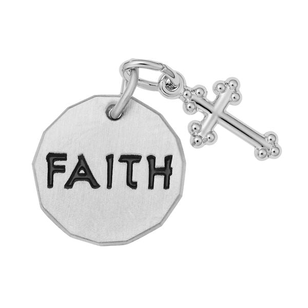 FAITH TAG W/CROSS